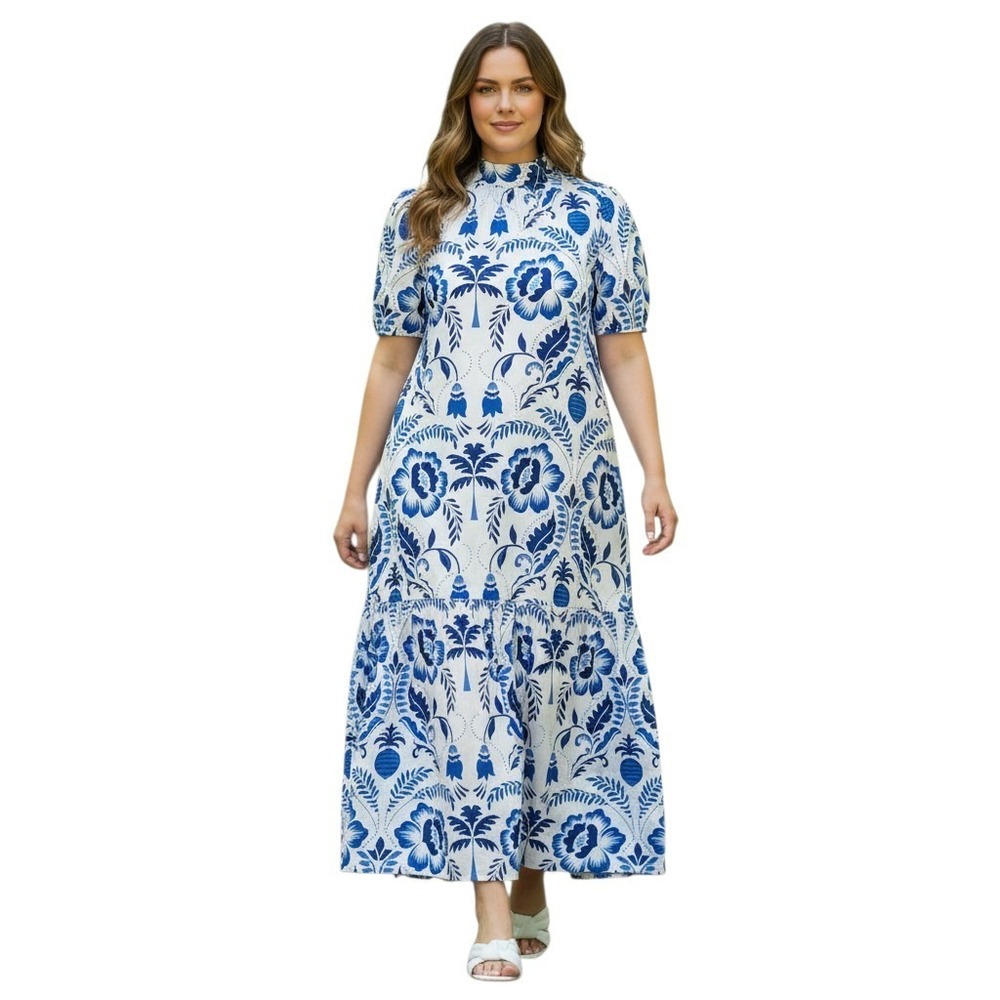 Sugarlips Women's size 2X Bohemian Cottagecore Resort Event Romantic Maxi Dress